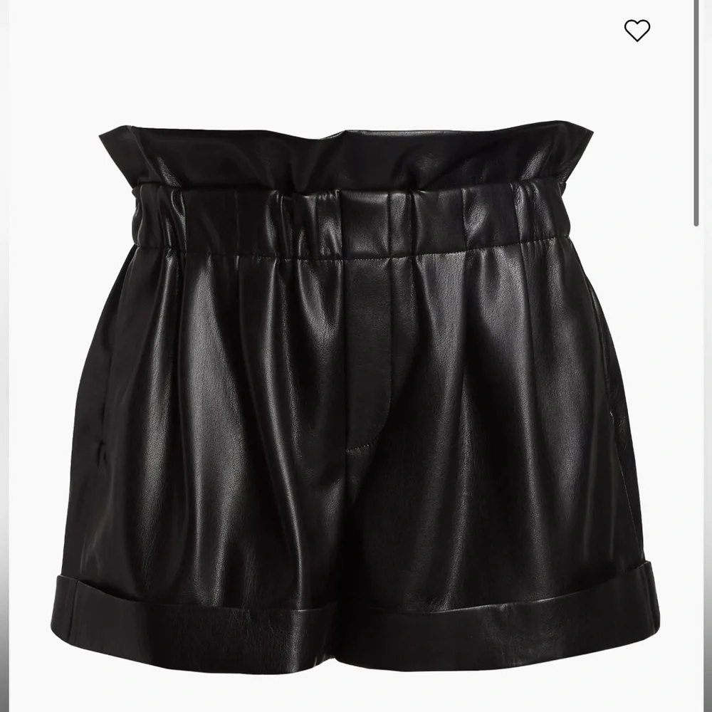 Alice + Olivia Reagan vegan leather short - Picture 2 of 7